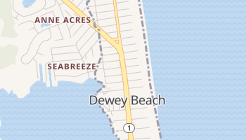 Dewey Beach, Delaware map