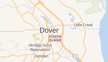 Dover, Delaware map