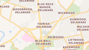 Fairfax, Delaware map