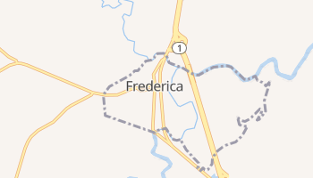 Frederica, Delaware map
