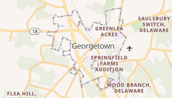 Georgetown, Delaware map