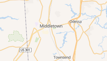 Middletown, Delaware map