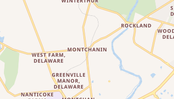 Montchanin, Delaware map
