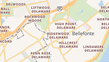 Pennyhill, Delaware map