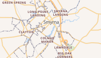 Smyrna, Delaware map