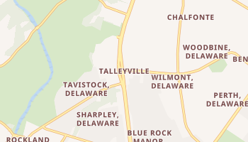 Talleyville, Delaware map
