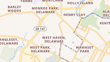 Westover Hills, Delaware map
