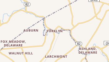Yorklyn, Delaware map