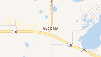 Alcoma, Florida map