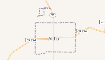Altha, Florida map