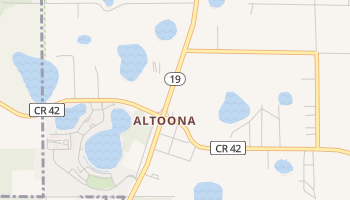 Altoona, Florida map