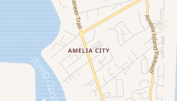 Amelia City, Florida map