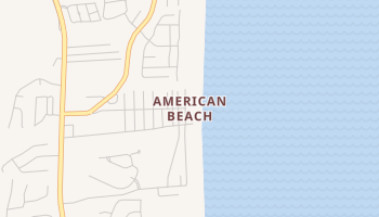 American Beach, Florida map