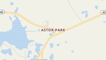Astor Park, Florida map