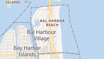 Bal Harbour, Florida map