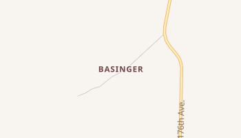 Basinger, Florida map