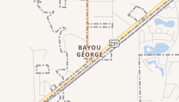 Bayou George, Florida map