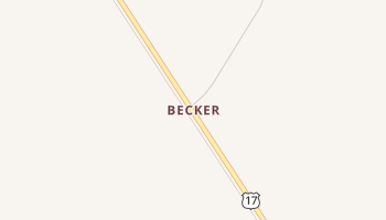Becker, Florida map