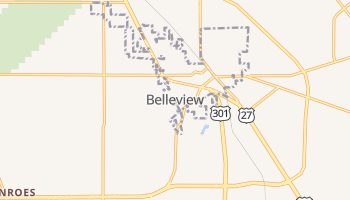 Belleview, Florida map