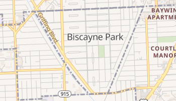 Biscayne Park, Florida map