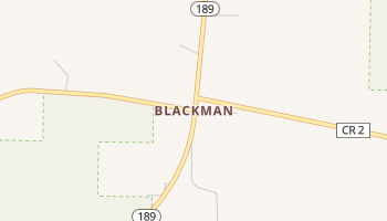 Blackman, Florida map