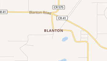 Blanton, Florida map