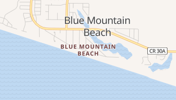 Blue Mountain Beach, Florida map