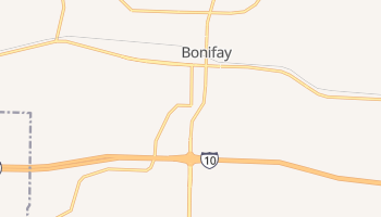 Bonifay, Florida map