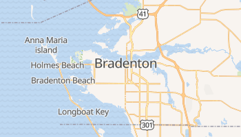 Bradenton, Florida map