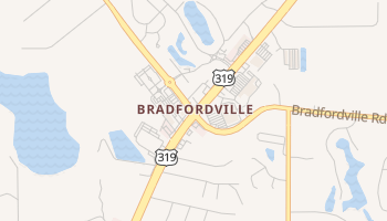 Bradfordville, Florida map