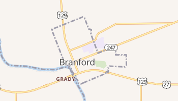 Branford, Florida map