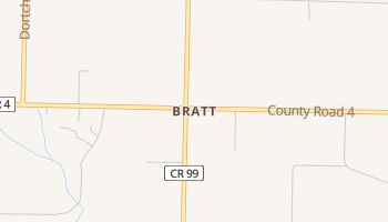 Bratt, Florida map