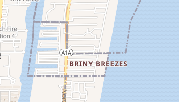 Briny Breezes, Florida map
