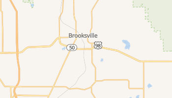 Brooksville, Florida map