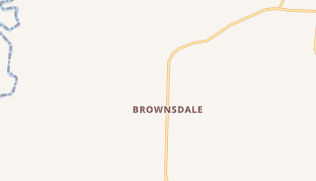 Brownsdale, Florida map