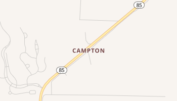 Campton, Florida map