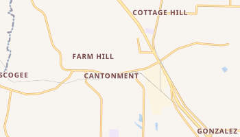 Cantonment, Florida map