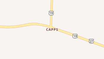 Capps, Florida map