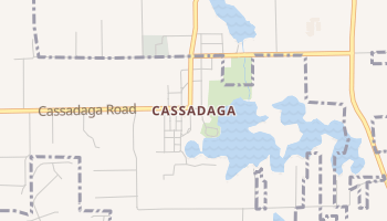 Cassadaga, Florida map
