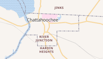 Chattahoochee, Florida map