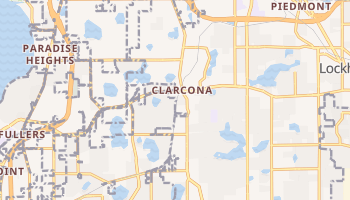 Clarcona, Florida map