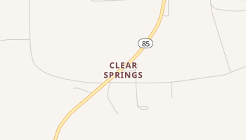 Clear Springs, Florida map