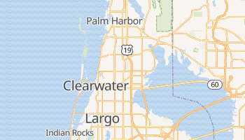 Clearwater, Florida map