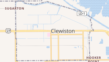 Clewiston, Florida map