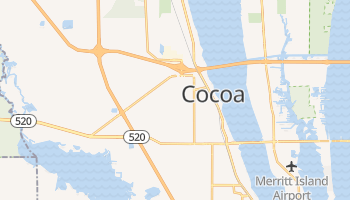 Cocoa, Florida map