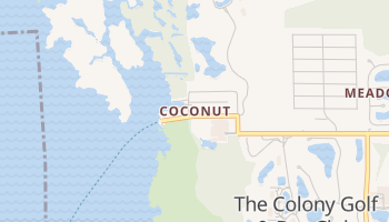 Coconut, Florida map