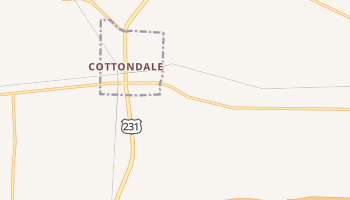 Cottondale, Florida map