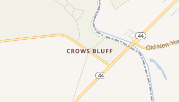 Crows Bluff, Florida map