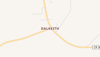 Dalkeith, Florida map