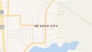 De Soto City, Florida map